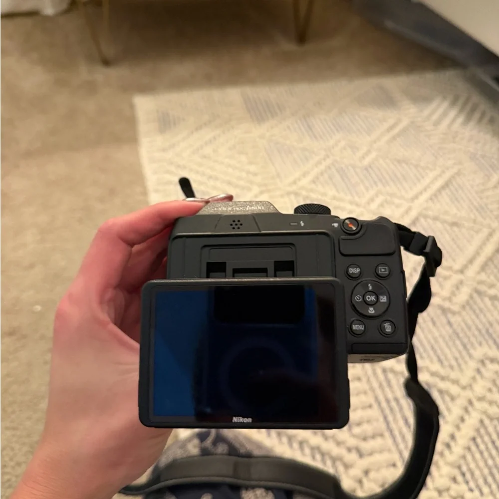 Nikon Black Digital Camera with Wide Optical Zoom
